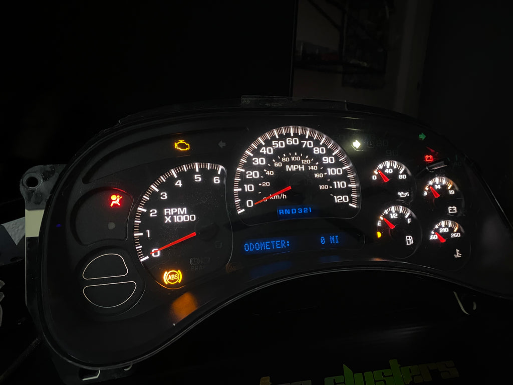 2003-2007 Classic GM Cluster Rebuild - Mail In Service