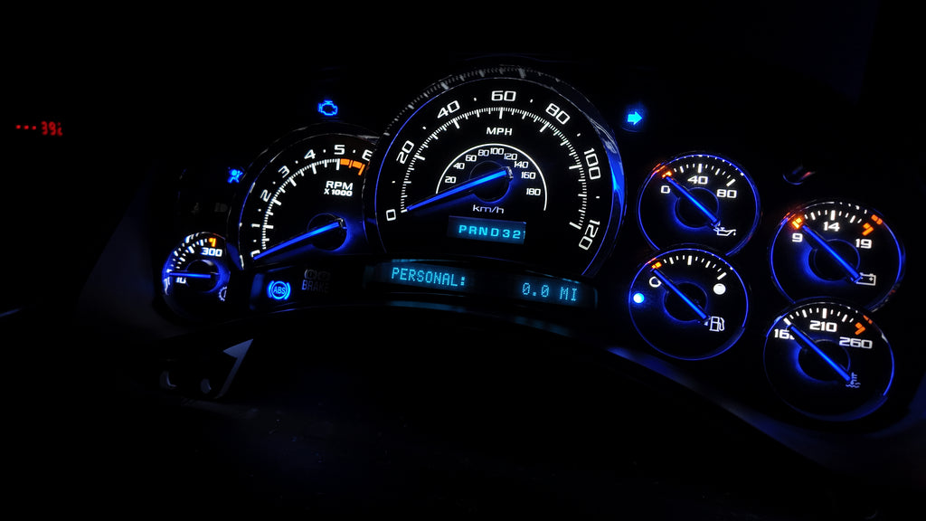 ⭐ 03–07 Cadillac Escalade Platinum Gauge Cluster | Premium White LED Upgrade ⭐