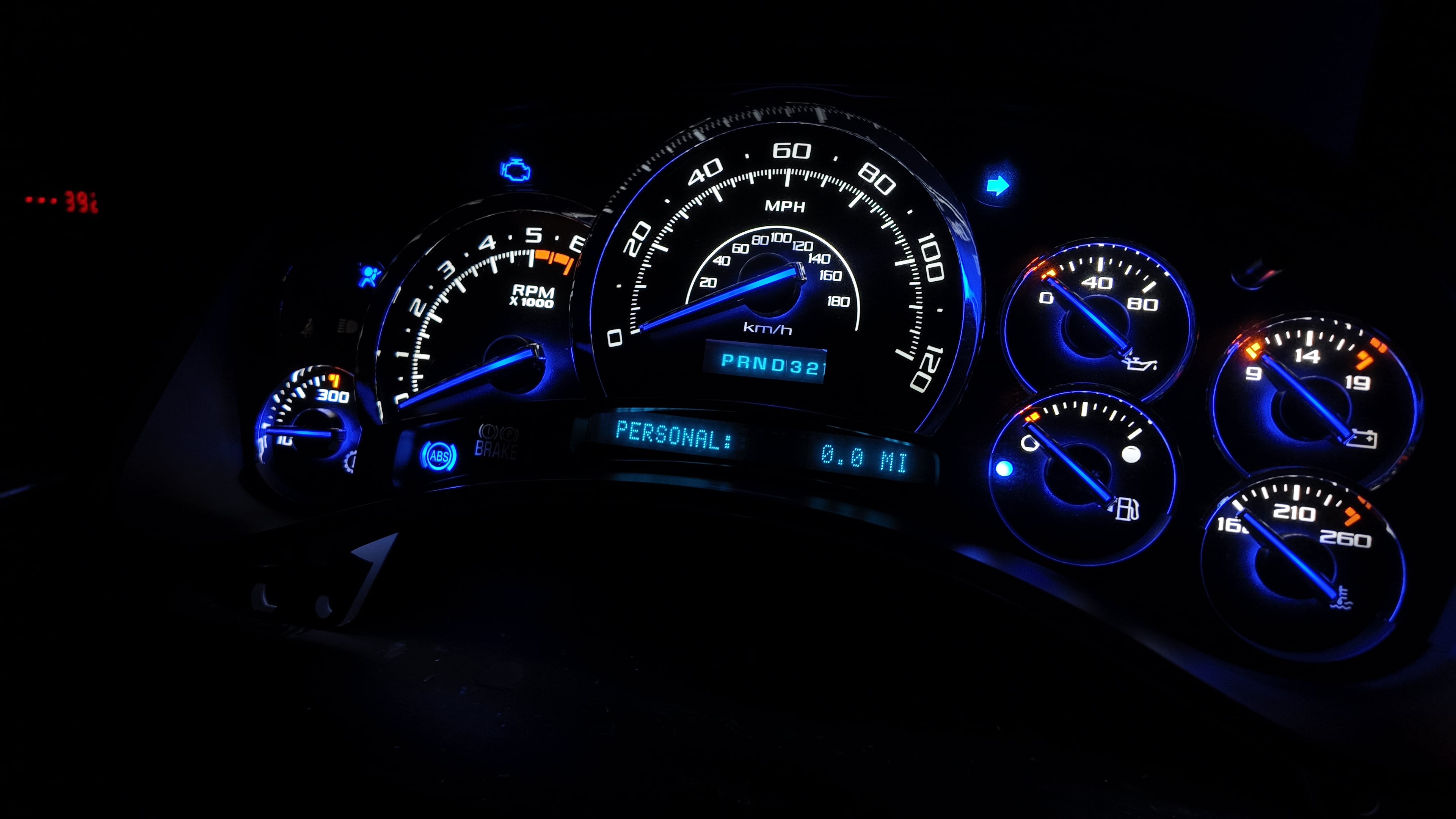 ⭐ 03–07 Cadillac Escalade Platinum Gauge Cluster | Premium White LED Upgrade ⭐