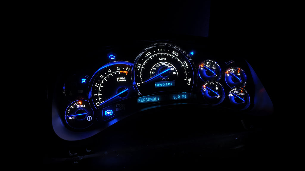 ⭐ 03–07 Cadillac Escalade Platinum Gauge Cluster | Premium White LED Upgrade ⭐