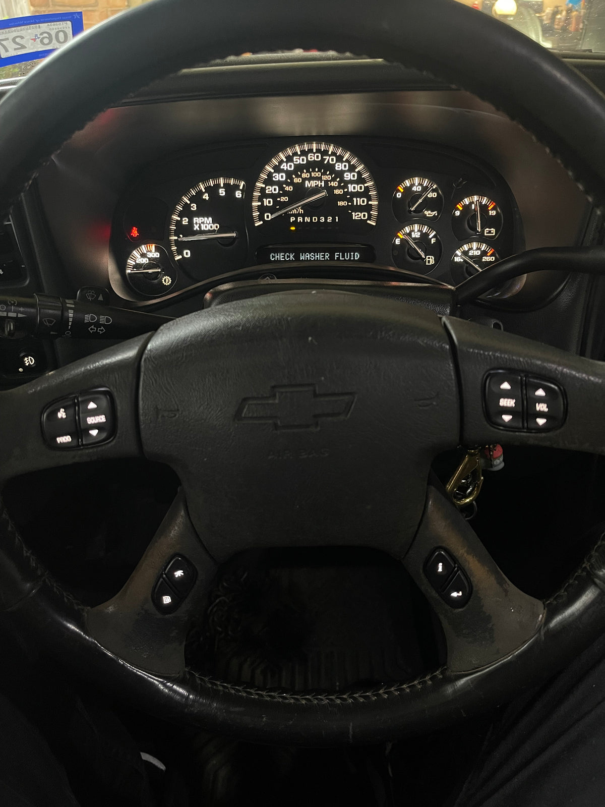 03–07 GM White LED Cluster w/ Trans Temp + Icy White AC Control Combo – Plug & Play
