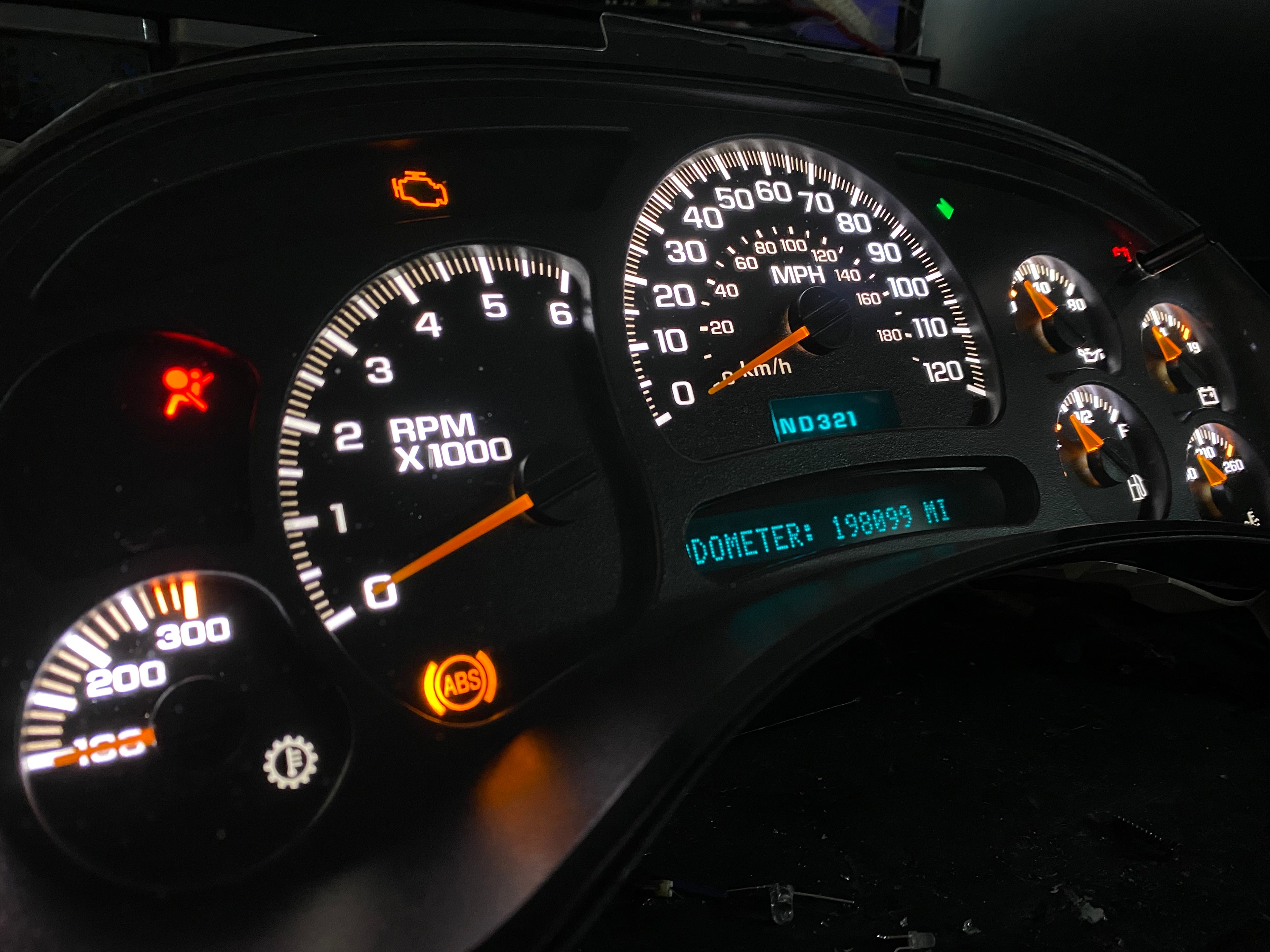 2003-2007 Classic GM Cluster Rebuild - Mail In Service