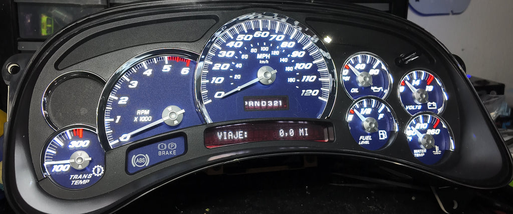 Blue 2003-2007 SS Performance Cluster – Plug & Play Rebuilt