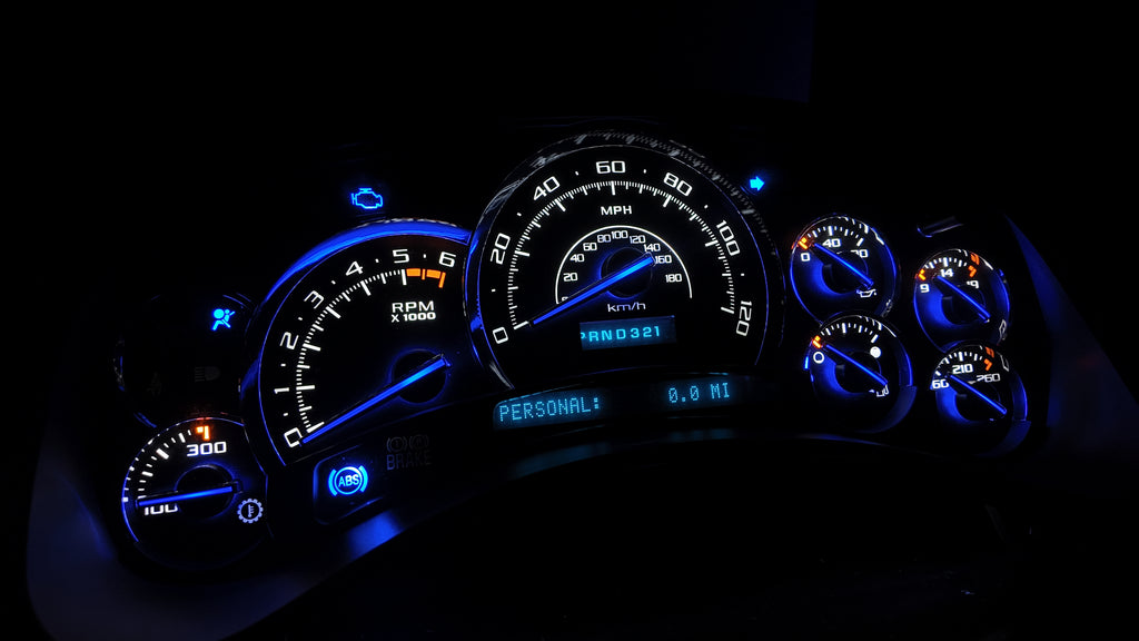 ⭐ 03–07 Cadillac Escalade Platinum Gauge Cluster | Premium White LED Upgrade ⭐