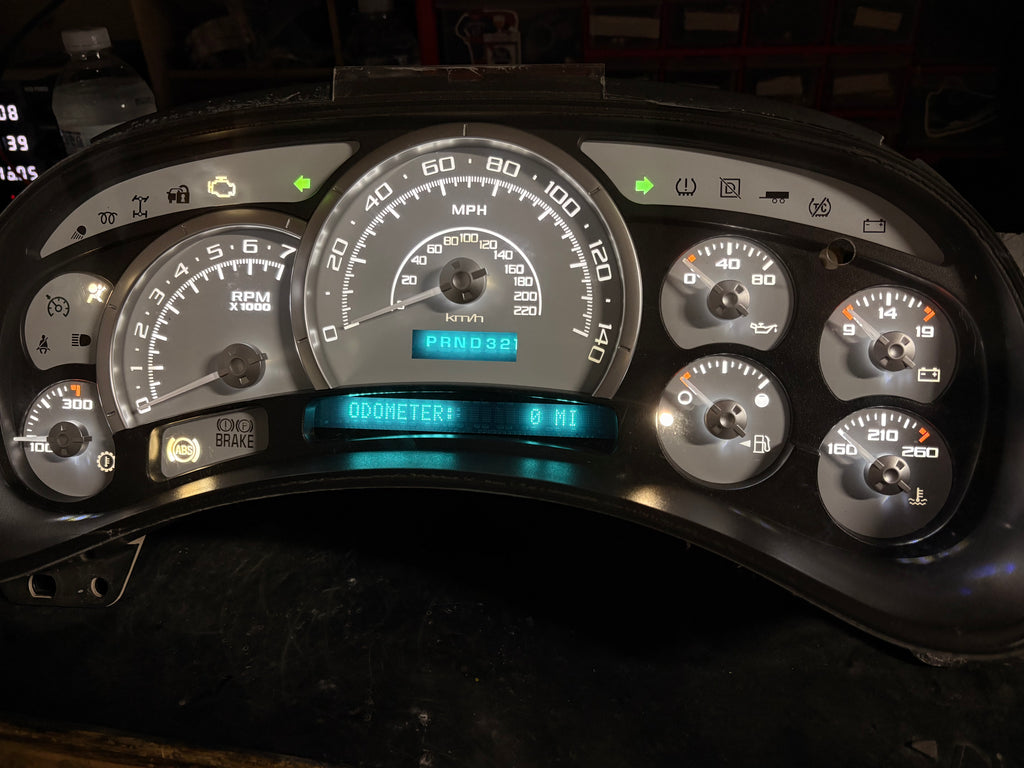 140mph 🔥 2003–2007 Chevy/GMC Super Sport Custom Gauge Cluster (Copy)