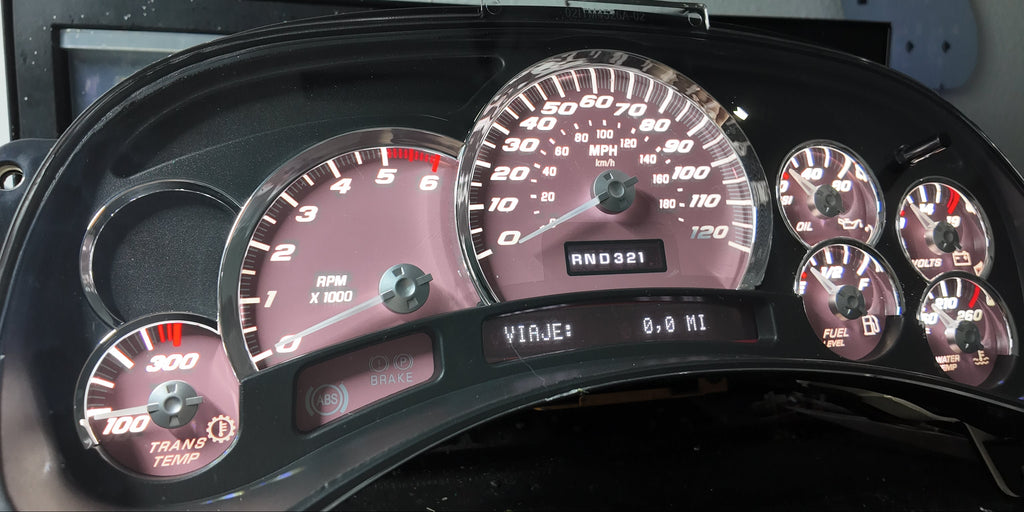 Pink Overlay Cluster – Full White LED Conversion (Copy)