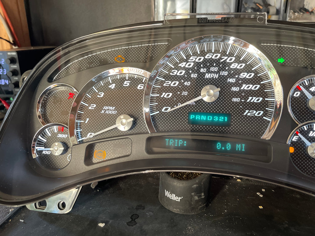 Carbon fiber look alike SS Performance cluster – Plug & Play Rebuilt