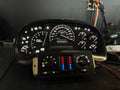 03–07 GM White LED Cluster w/ Trans Temp + Icy White AC Control Combo – Plug & Play