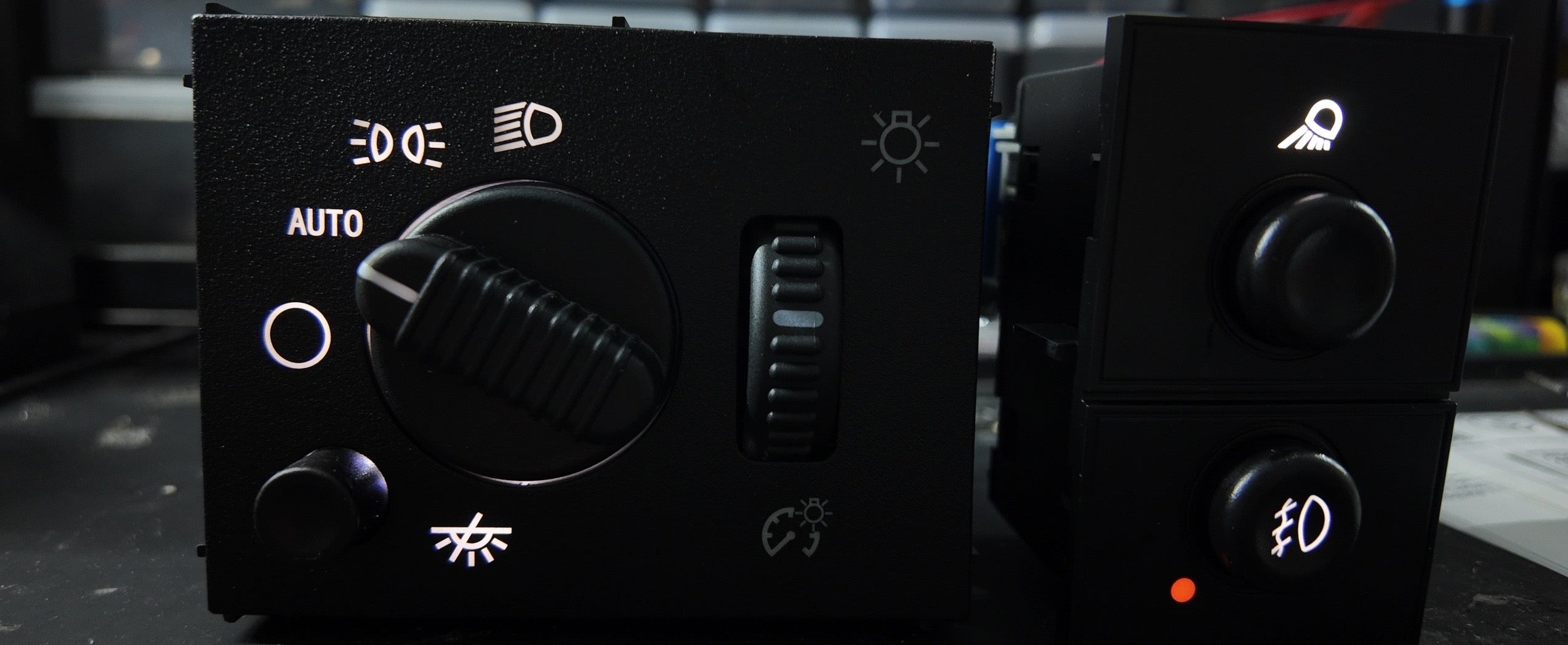 Brand New Aftermarket Headlight And Foglight Switches With Bright White Leds