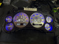 2007-2013 Chevy/GMC Stainless Steel Custom Cluster – Blue LED – Plug & Play