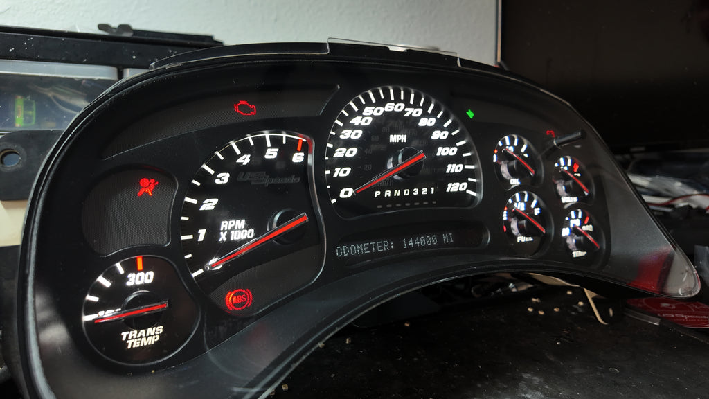 PRE ORDER 🔥 STAINLESS STEEL 2003–2007 Chevy/GMC Super Sport Custom Gauge Cluster