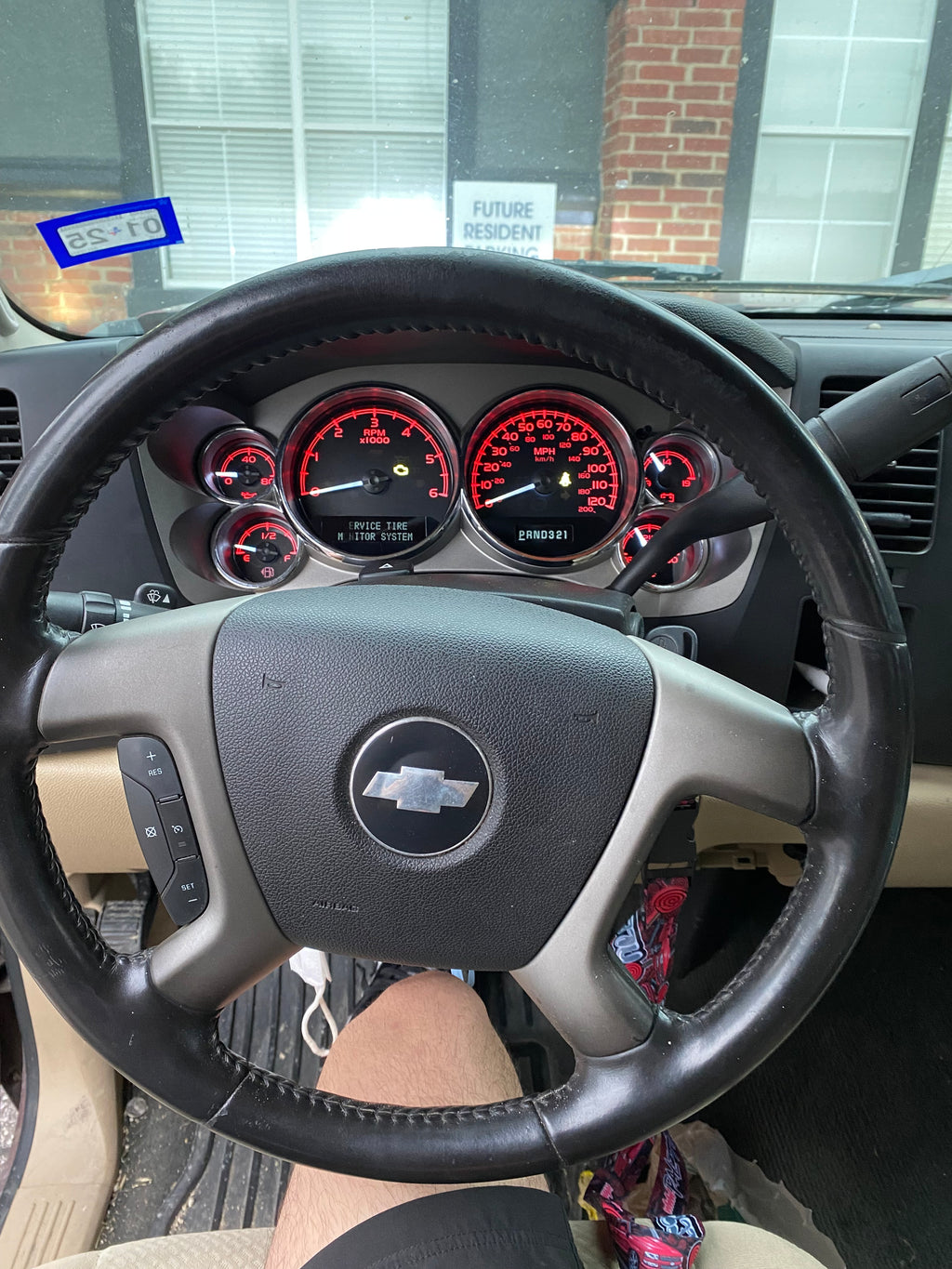 2007–2012 Silverado Sierra Tahoe Yukon Instrument Cluster |Red  LEDs | Programmed Mileage