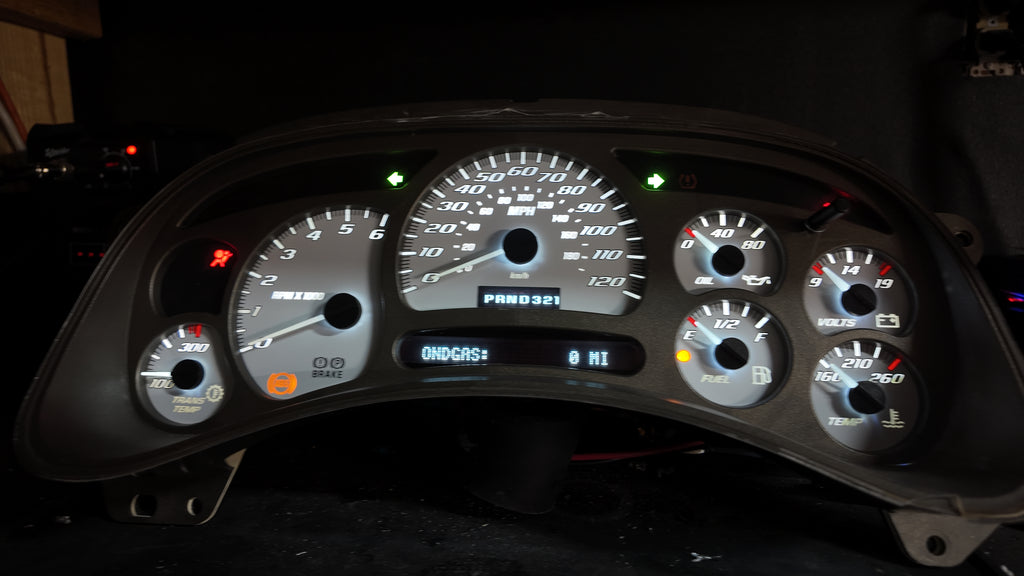 SS 🔥 2003–2007 Chevy/GMC Super Sport Custom Gauge Cluster with Denali bezel