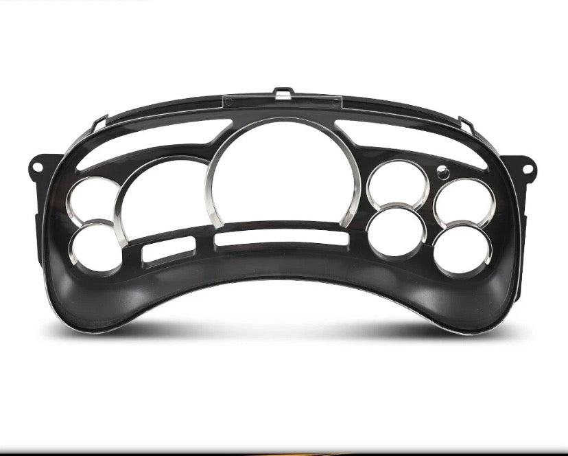 2003–2006 Chevy/GMC Gauge Cluster Lens Cover w/ Chrome Rings | Silverado, Sierra, Tahoe, Suburban, Yukon, Escalade