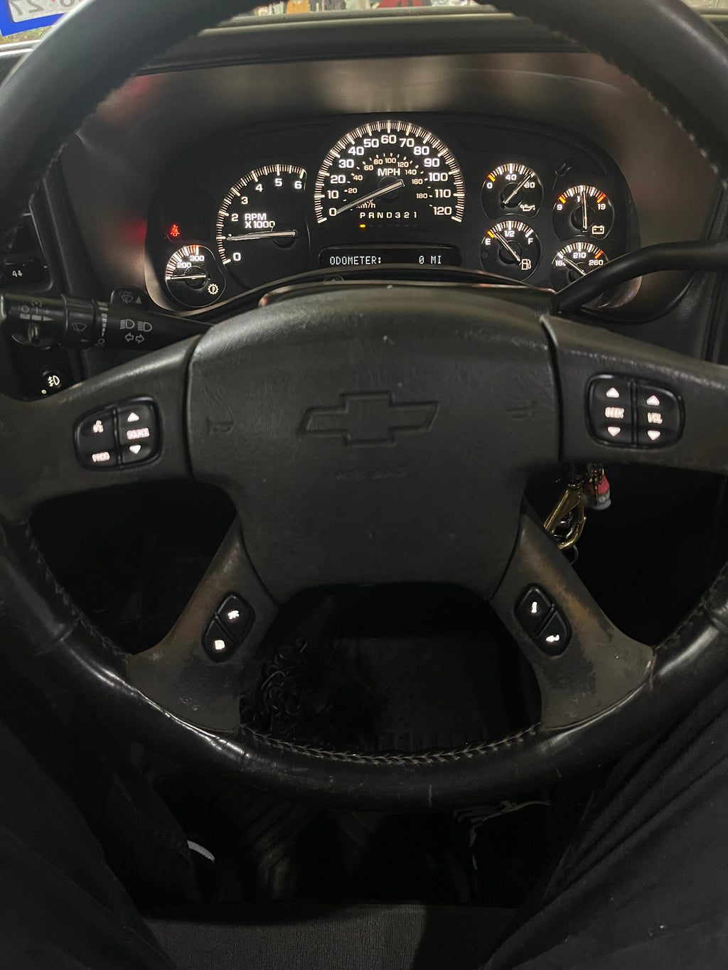 03–07 GM White LED Cluster w/ Trans Temp + Icy White AC Control Combo – Plug & Play