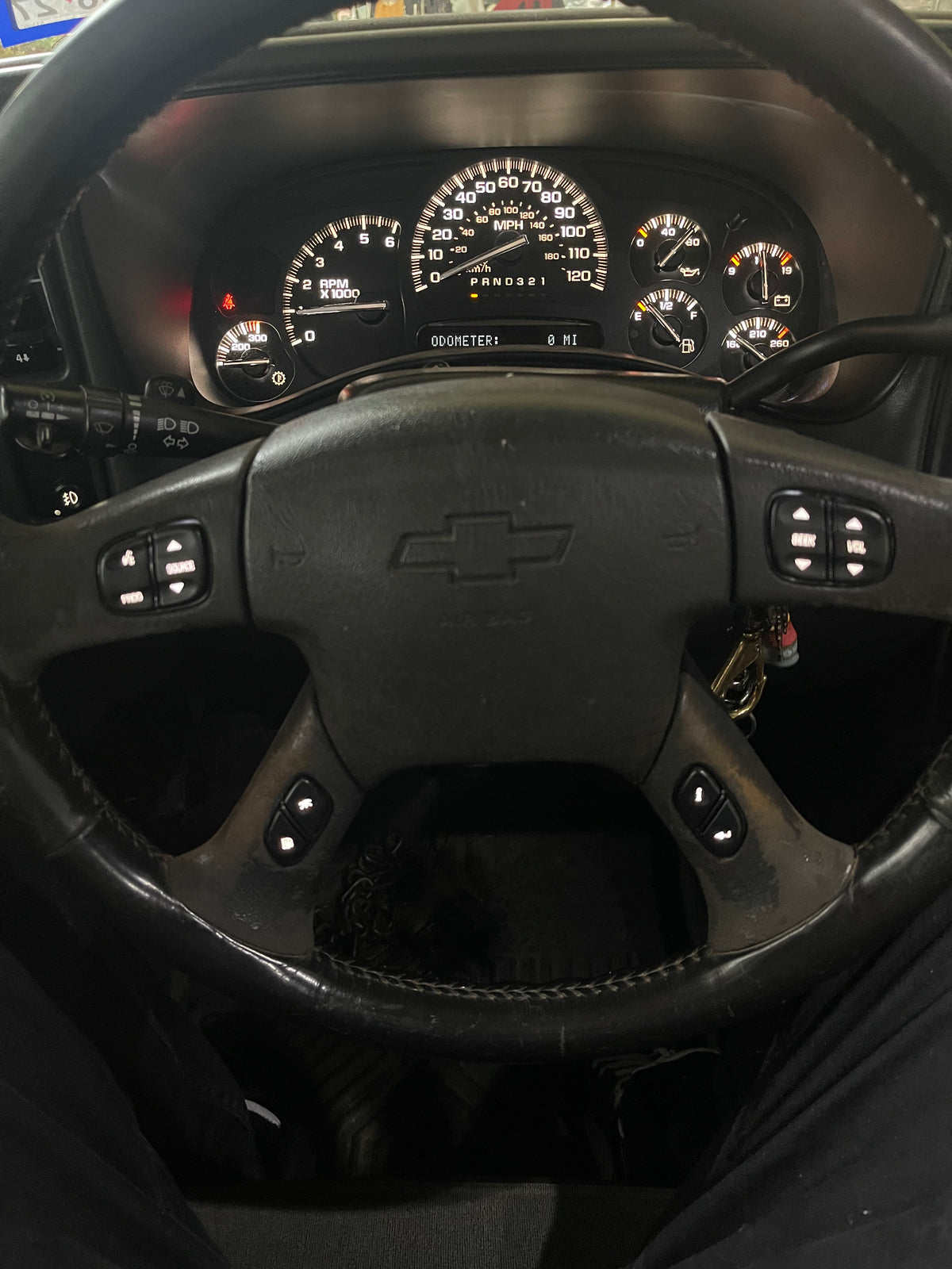 03–07 GM White LED Cluster w/ Trans Temp + Icy White AC Control Combo – Plug & Play