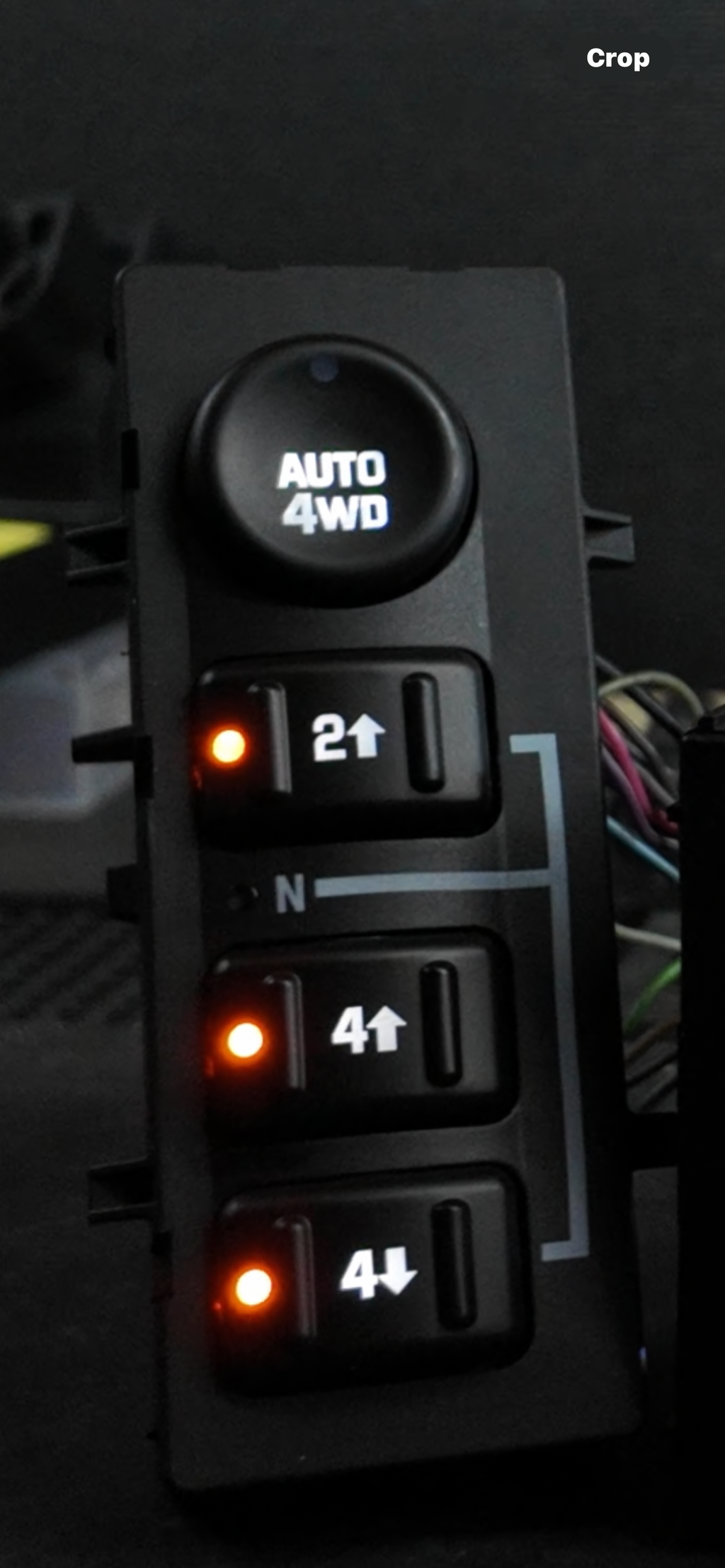 2003-2006 Silverado Sierra 4WD Transfer Case Switch