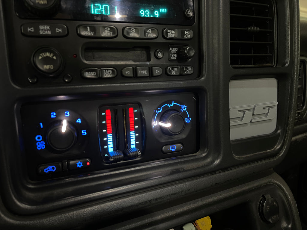 Custom GMT800 Dash Insert – 1999-2007 Classic