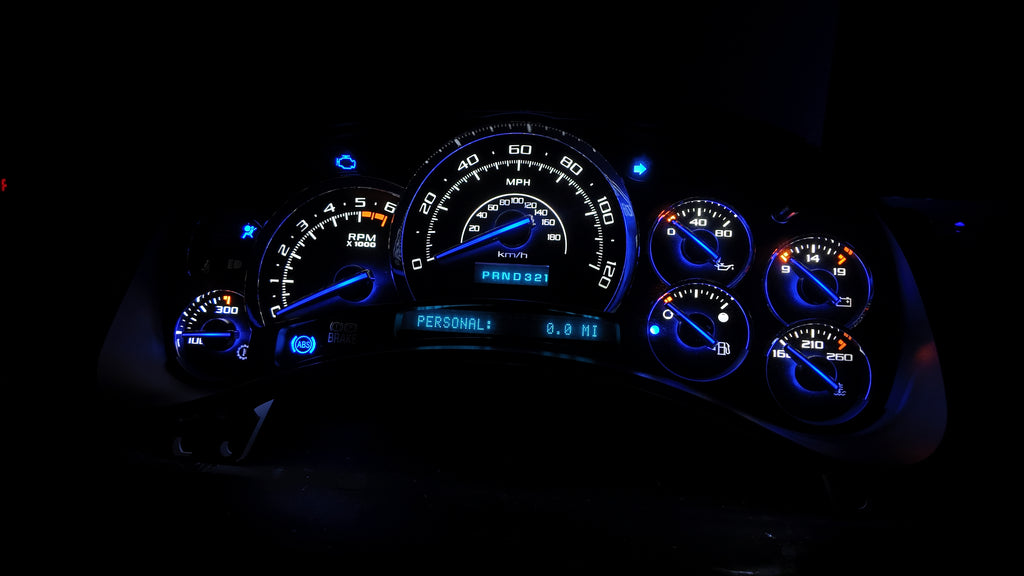 ⭐ 03–07 Cadillac Escalade Platinum Gauge Cluster | Premium White LED Upgrade ⭐