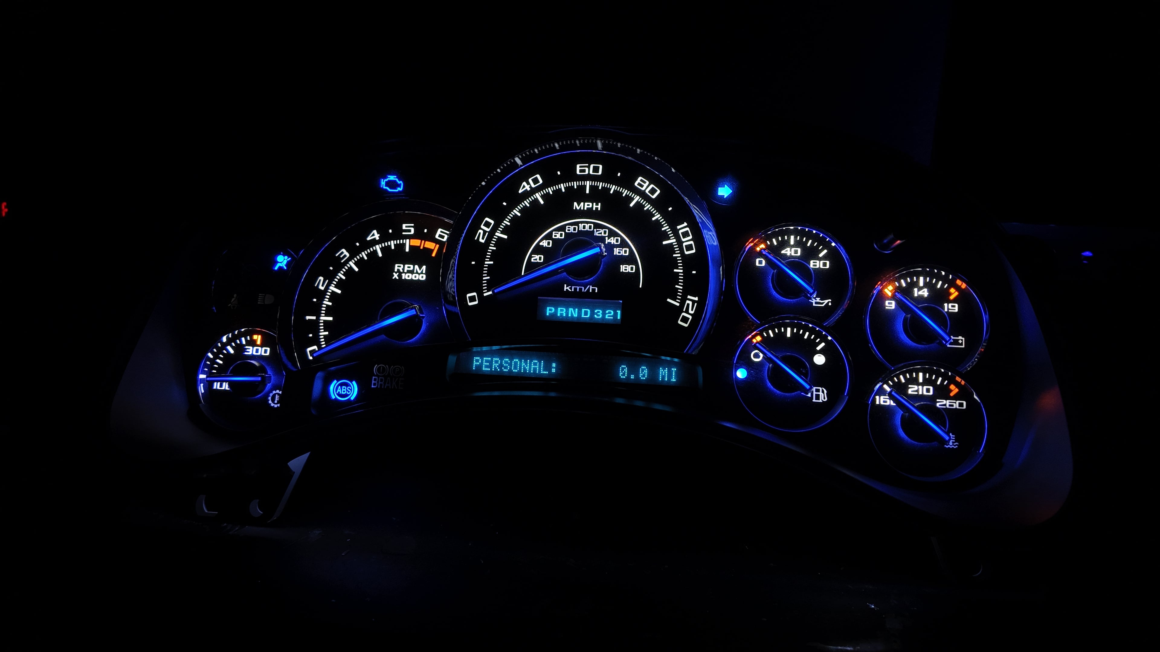 ⭐ 03–07 Cadillac Escalade Platinum Gauge Cluster | Premium White LED Upgrade ⭐