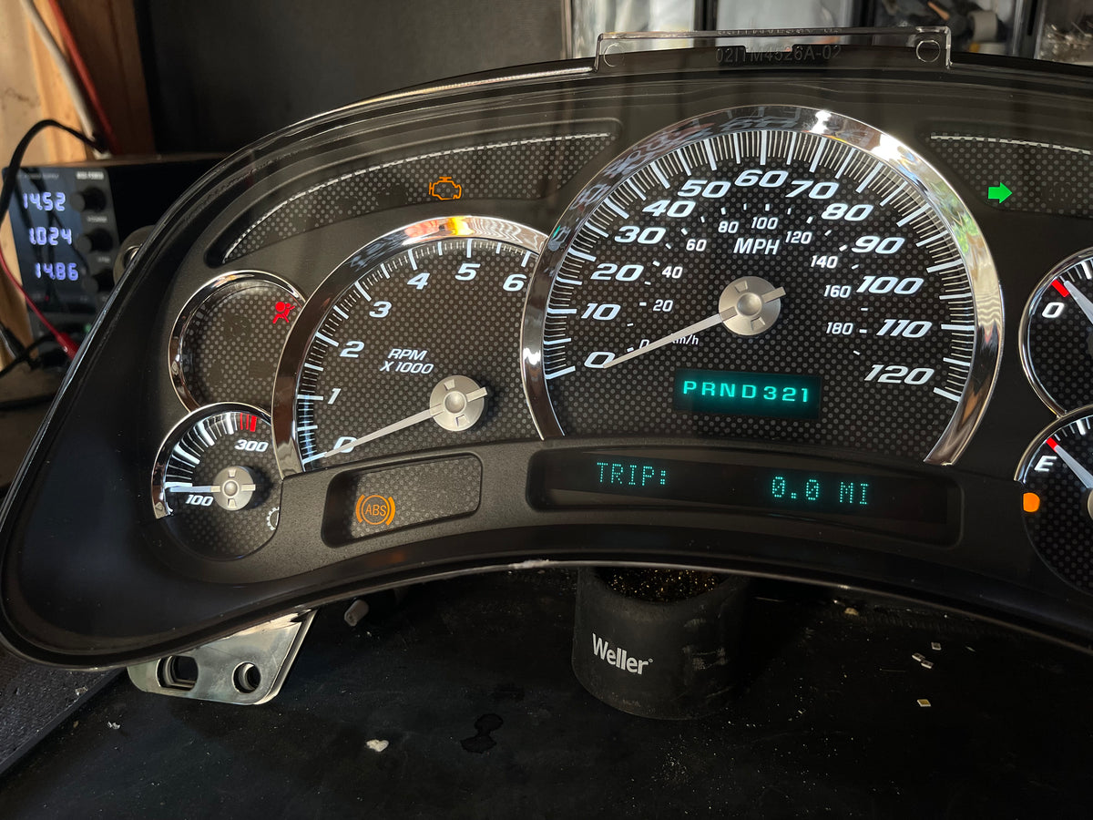Carbon fiber look alike SS Performance cluster – Plug & Play Rebuilt