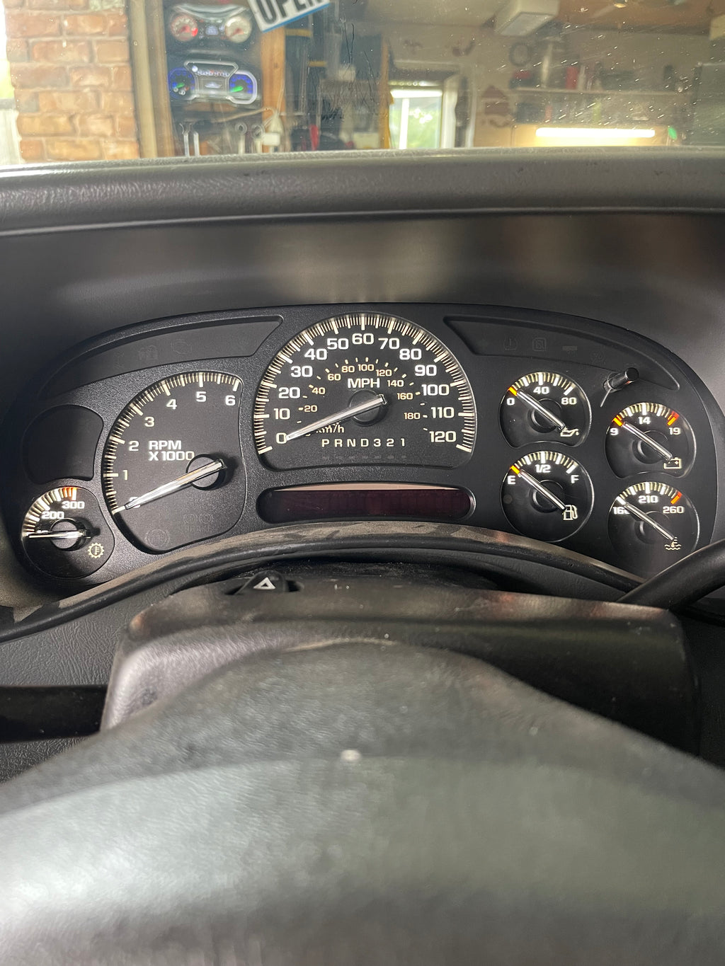 03–07 GM White LED Cluster w/ Trans Temp + Icy White AC Control Combo – Plug & Play