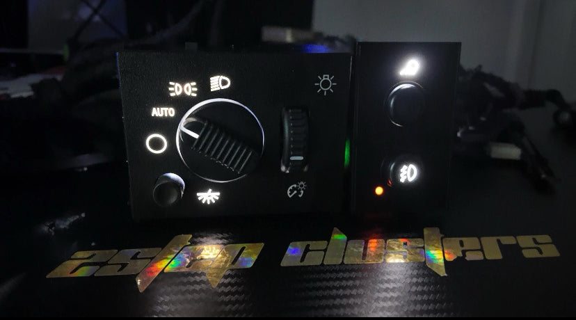 Brand New Aftermarket Headlight And Foglight Switches With Bright White Leds