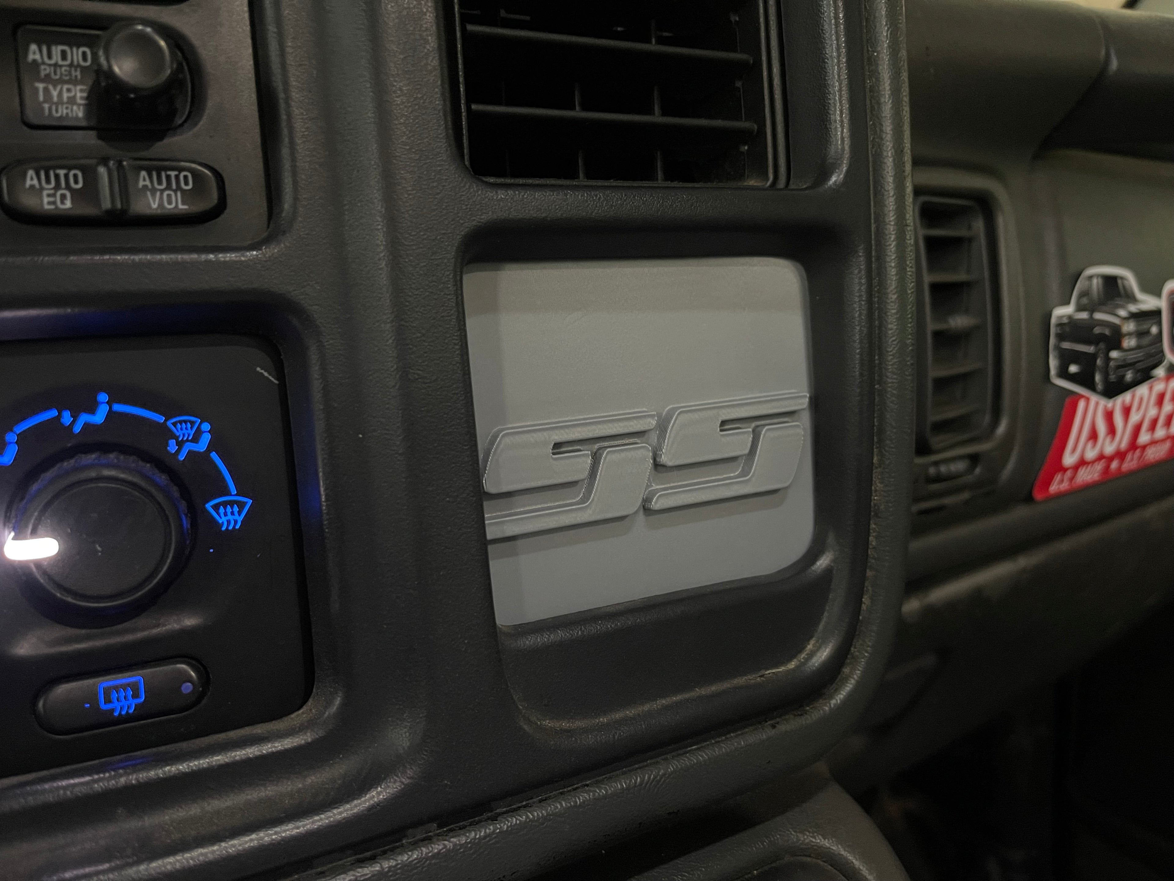 Custom GMT800 Dash Insert – 1999-2007 Classic