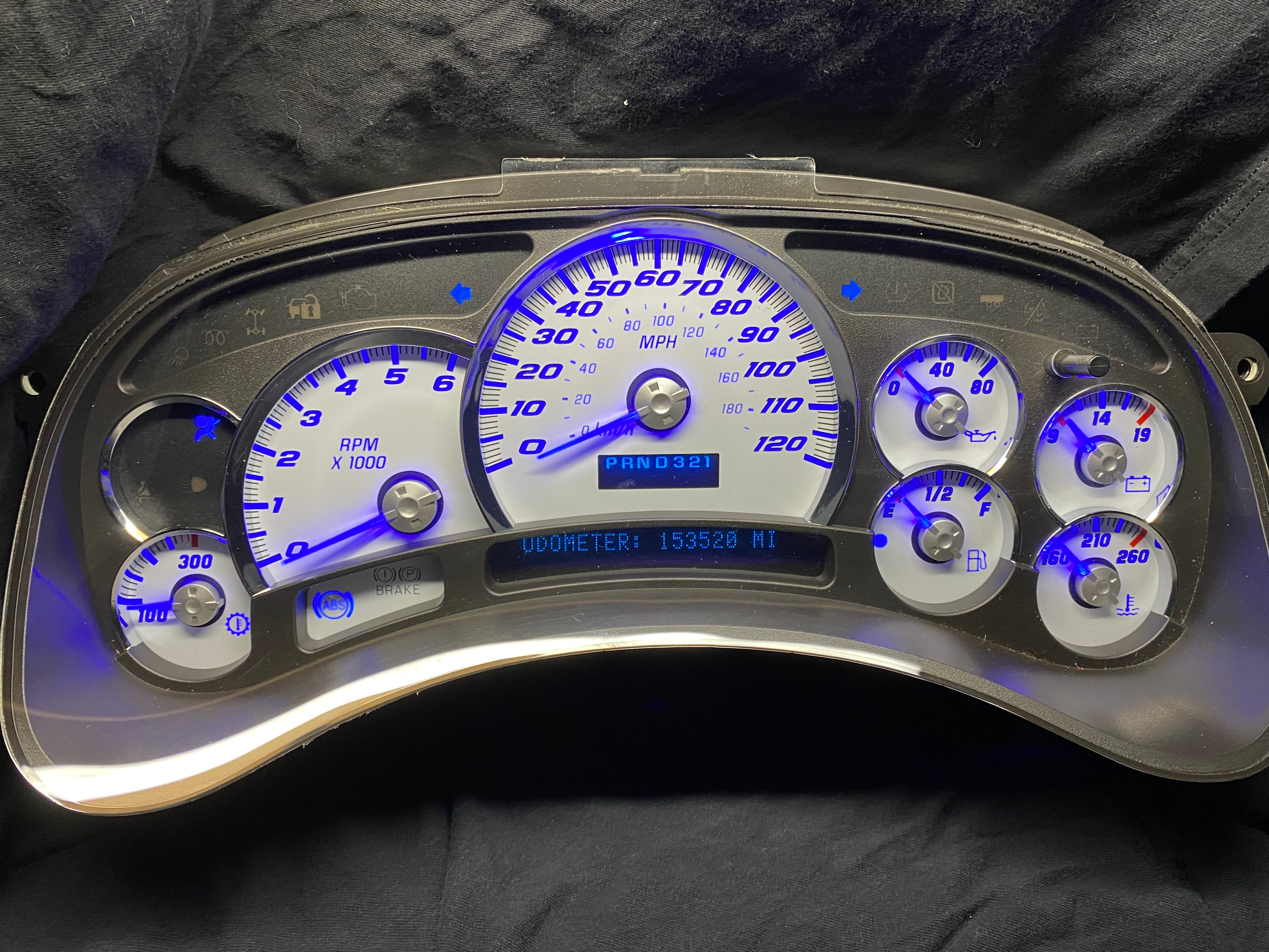 Blue 2003-2007 Performance Cluster – Plug & Play Rebuilt
