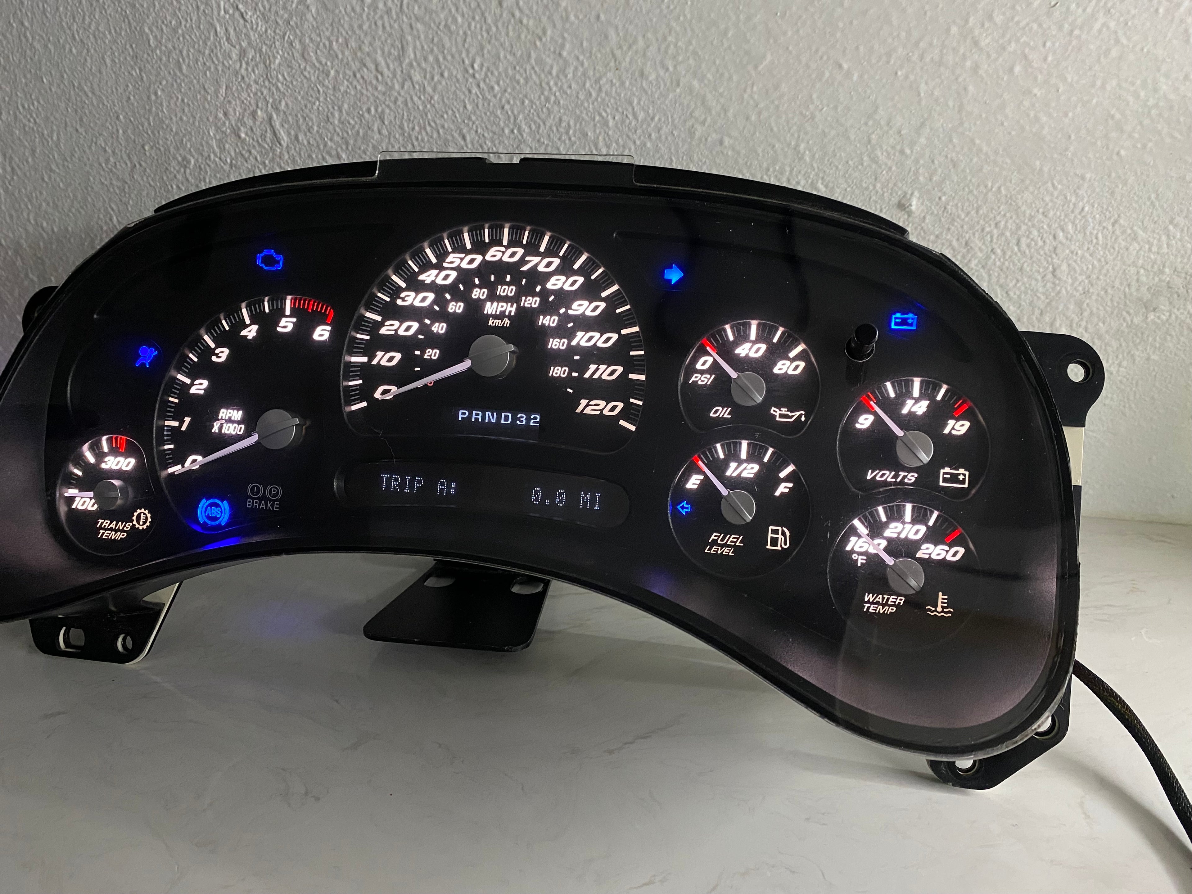 SS 🔥 2003–2007 Chevy/GMC Super Sport Custom Gauge Cluster ship in service