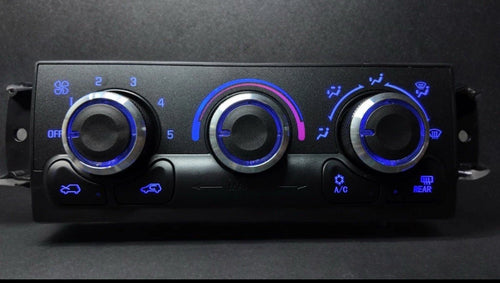 00 01 02 Silverado Sierra Heater AC Climate Control BLUE LED