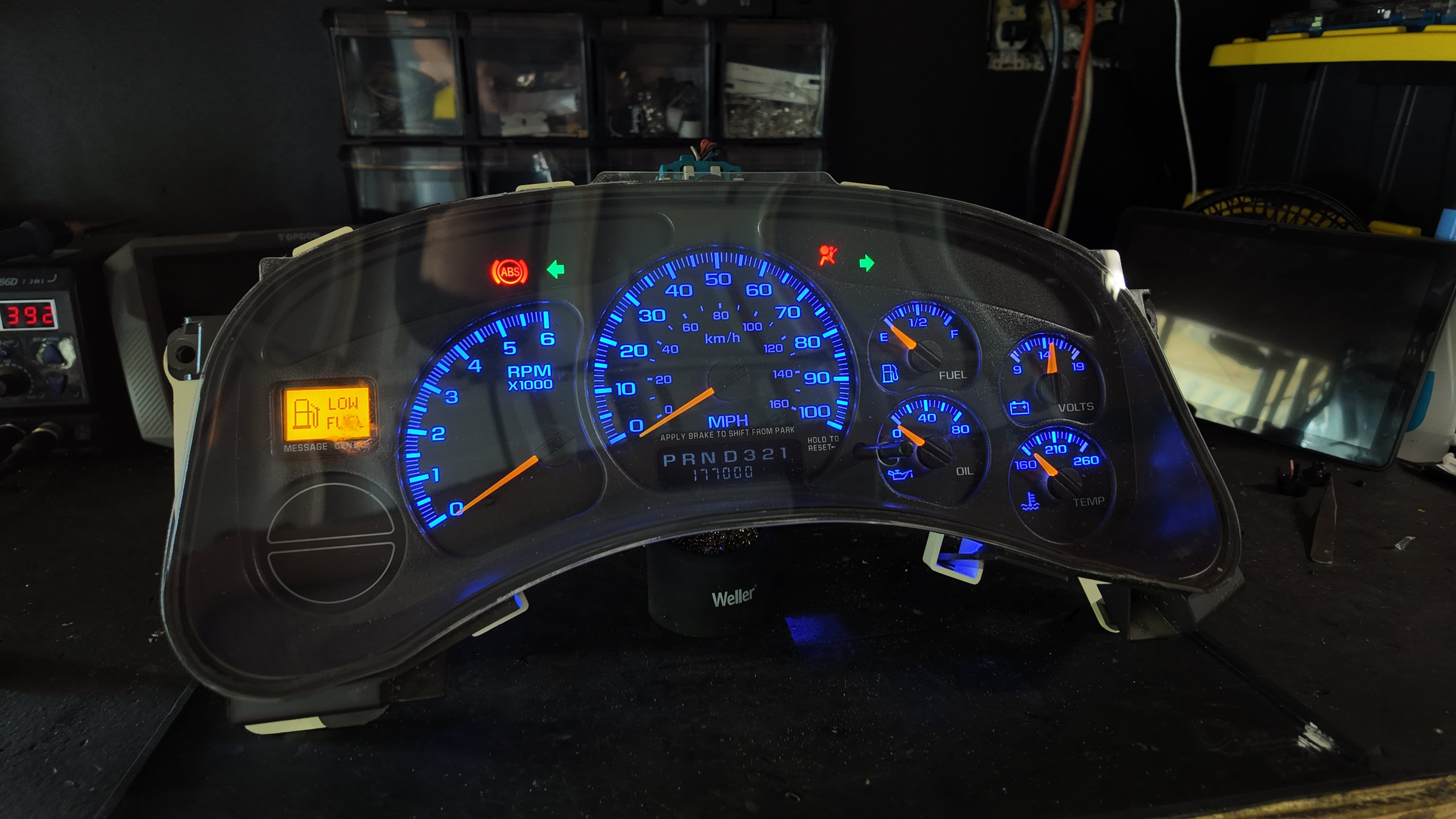 99–02 GM Blue LED Gauge Plug &Play 0 miles