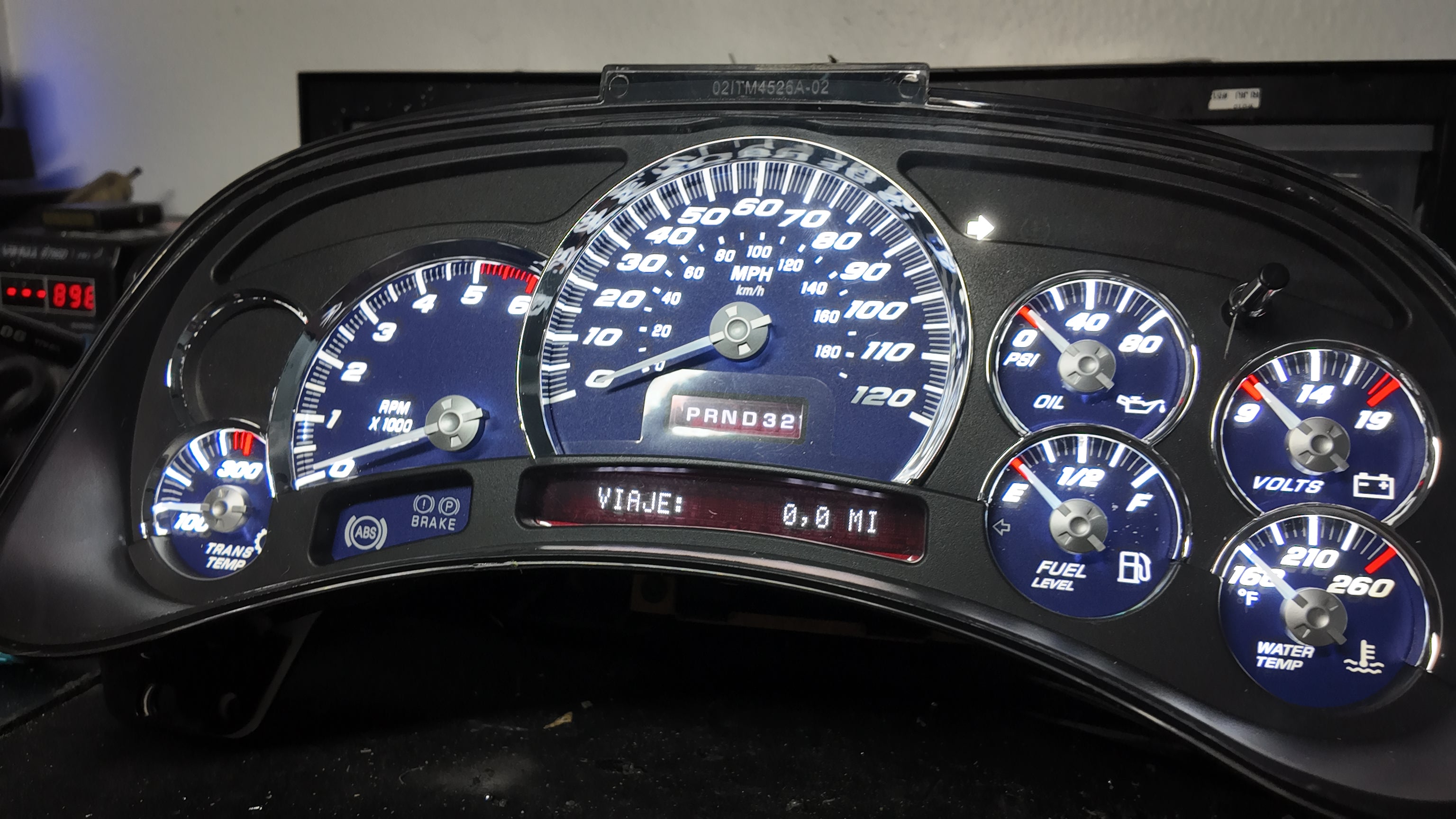 Blue 2003-2007 SS Performance Cluster – Plug & Play Rebuilt