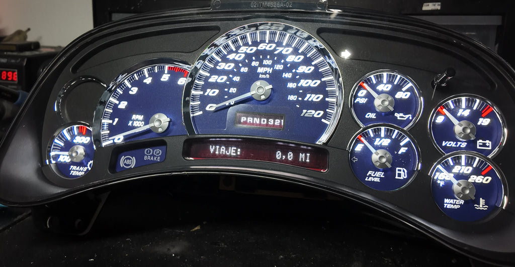 Blue 2003-2007 SS Performance Cluster – Plug & Play Rebuilt