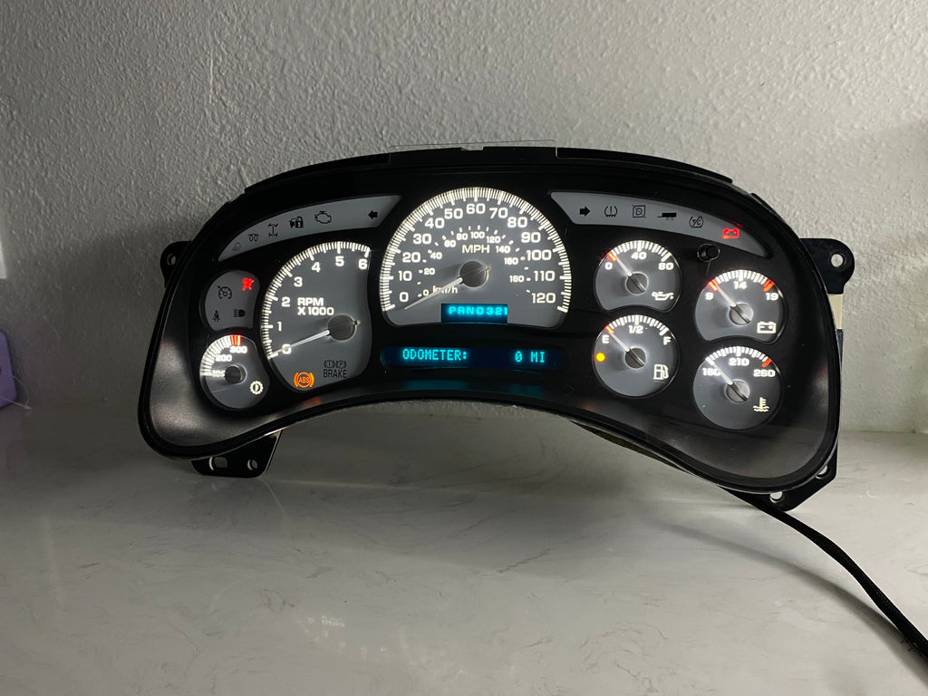 White guageCluster | 03–07 GM Trucks | | Plug & Play