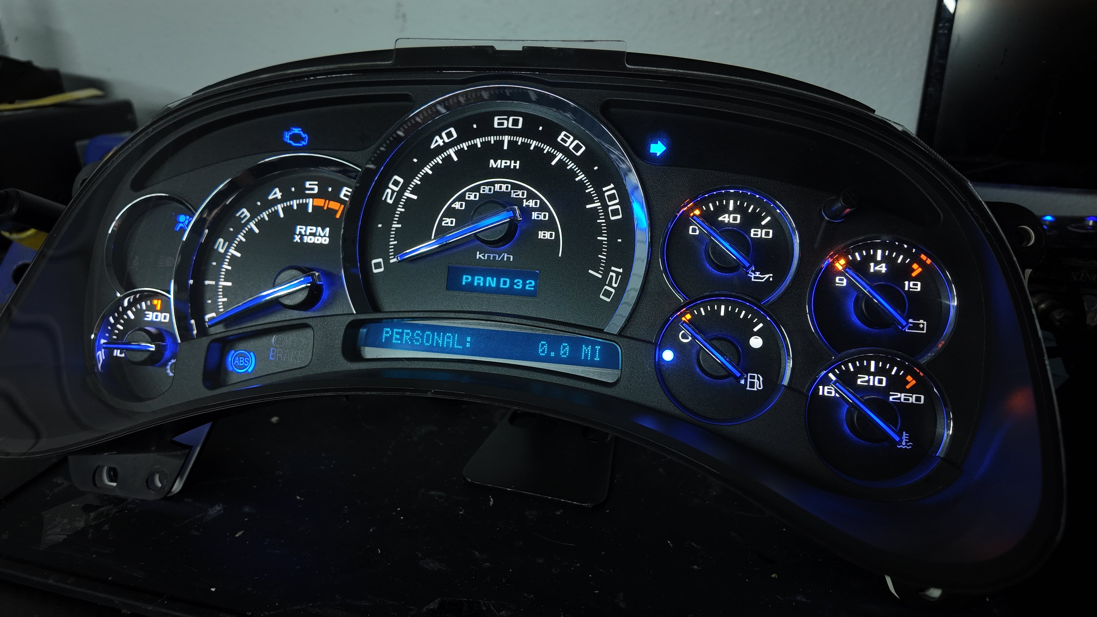 ⭐ 03–07 Cadillac Escalade Platinum Gauge Cluster | Premium White LED Upgrade ⭐