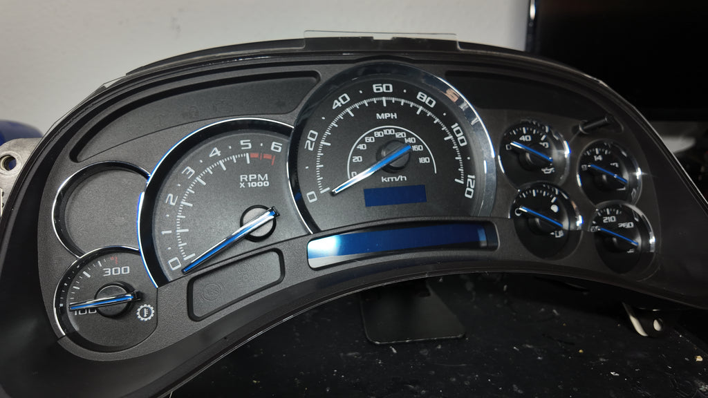 ⭐ 03–07 Cadillac Escalade Platinum Gauge Cluster | Premium White LED Upgrade ⭐