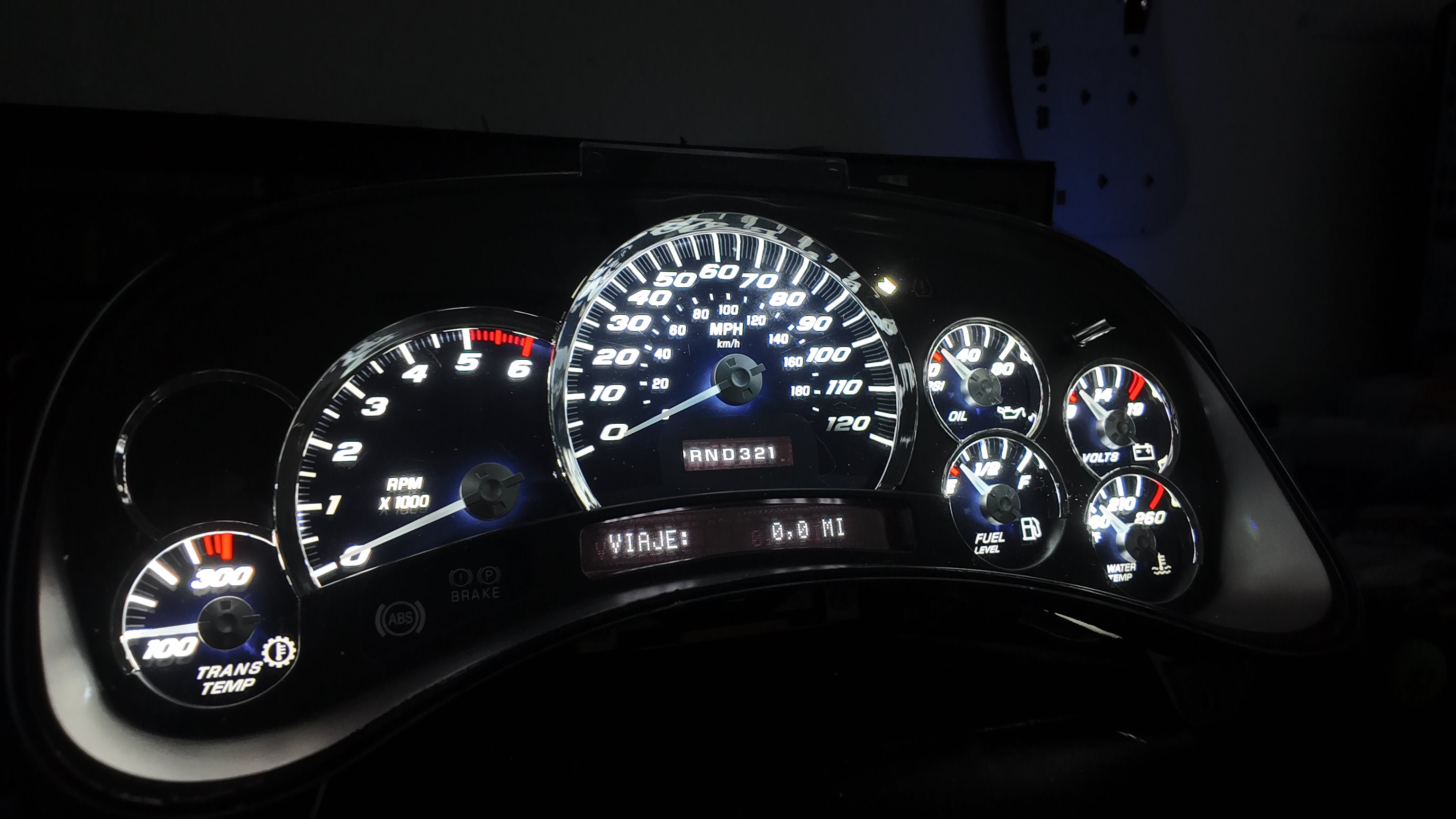 Blue 2003-2007 SS Performance Cluster – Plug & Play Rebuilt