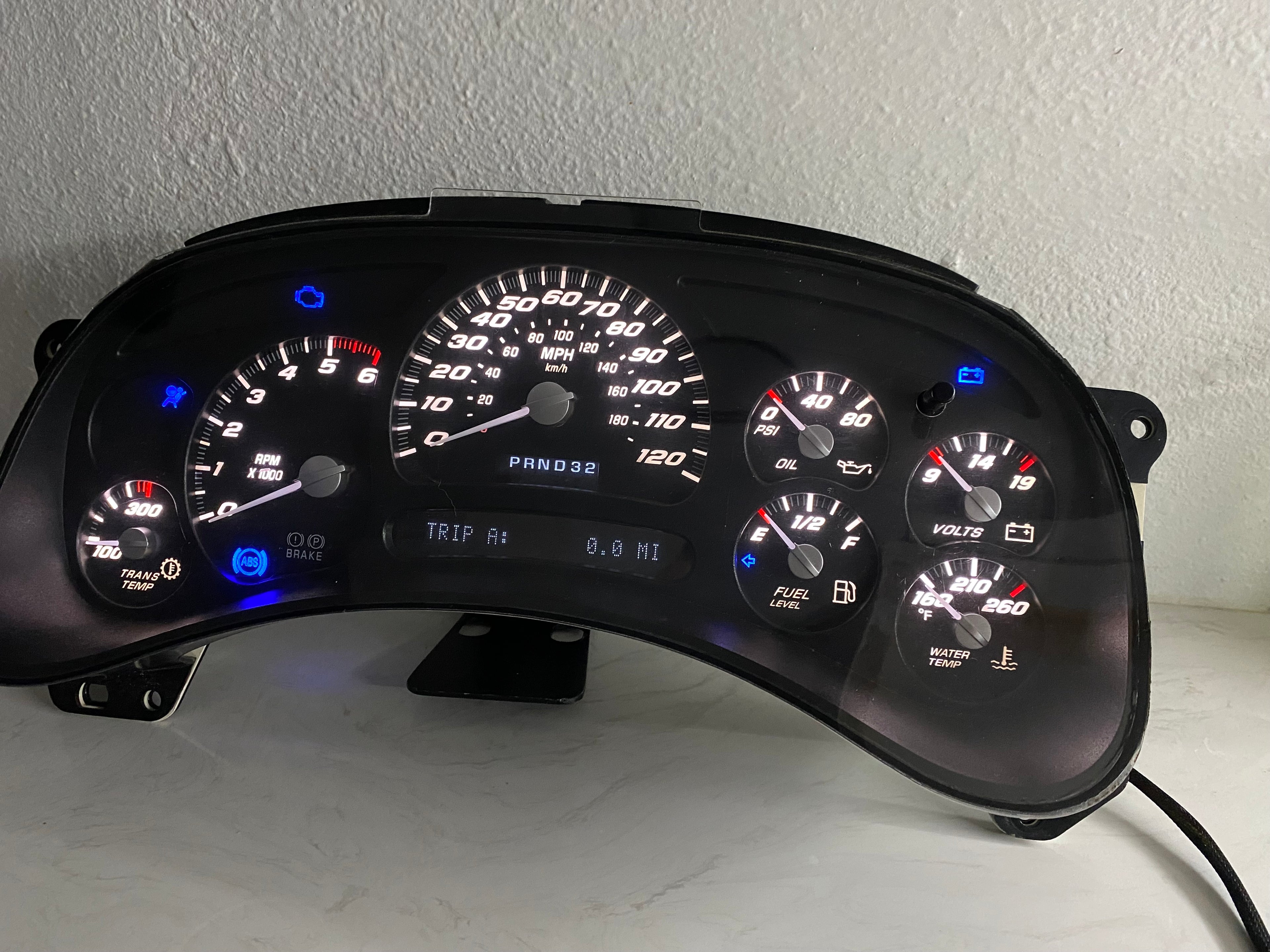 SS 🔥 2003–2007 Chevy/GMC Super Sport Custom Gauge Cluster ship in service