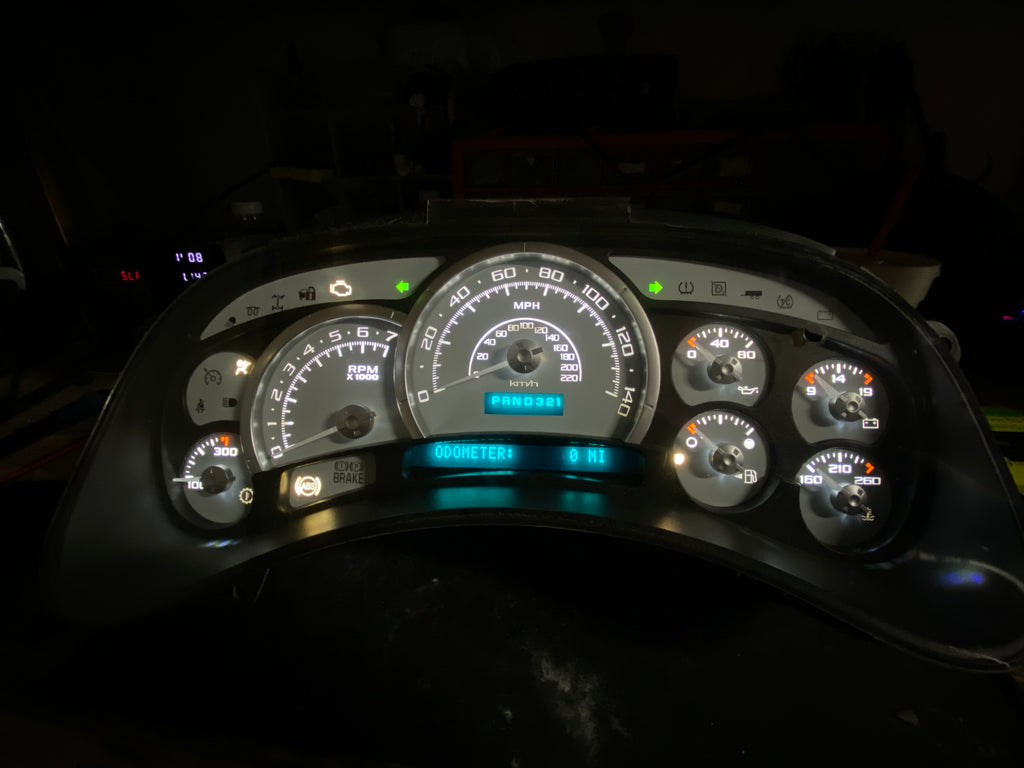 140mph 🔥 2003–2007 Chevy/GMC Super Sport Custom Gauge Cluster (Copy)