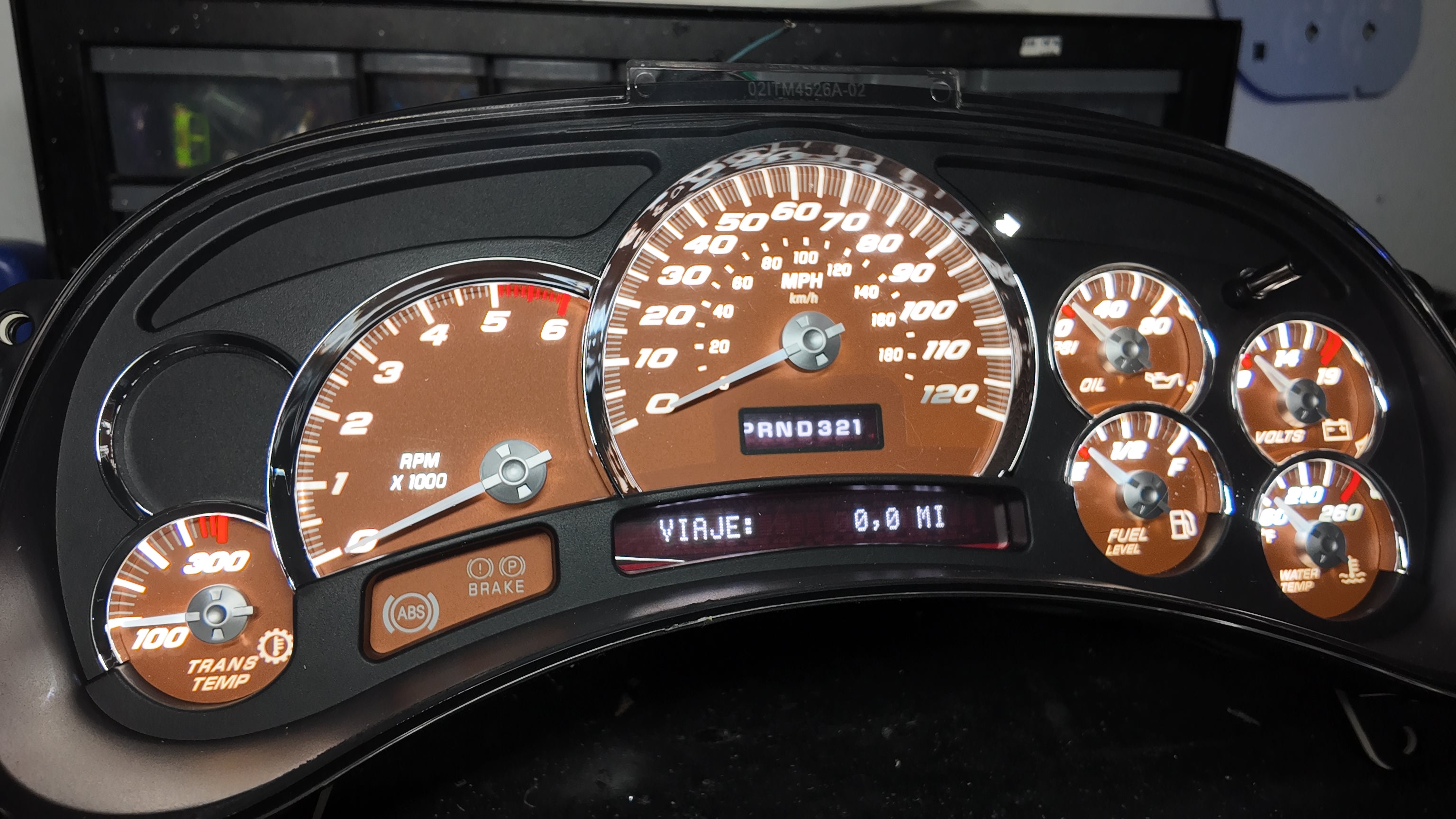 Orange 2003-2007 SS Performance Cluster – Plug & Play Rebuilt (Copy) (Copy)