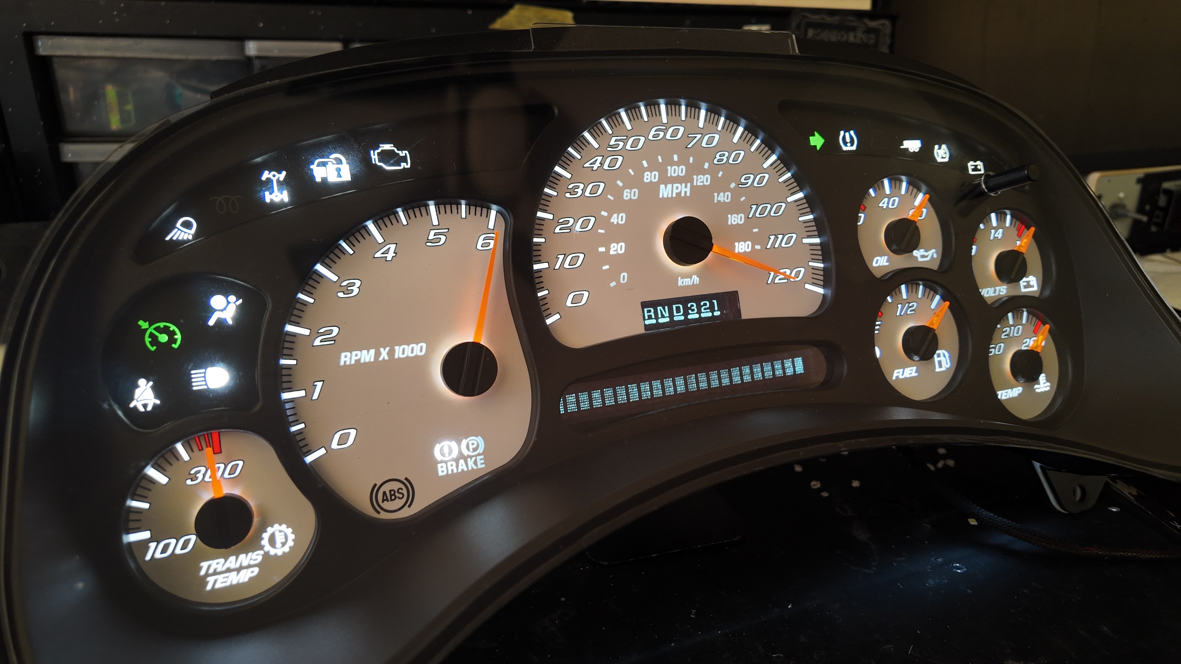 SS 🔥 2003–2007 Chevy/GMC Super Sport Custom Gauge Cluster