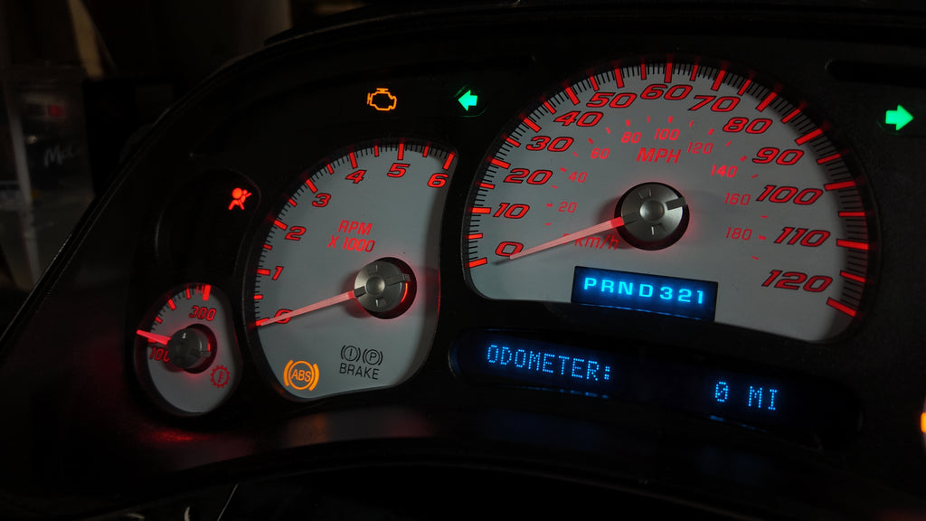 White guageCluster | 03–07 GM Trucks | | Plug & Play