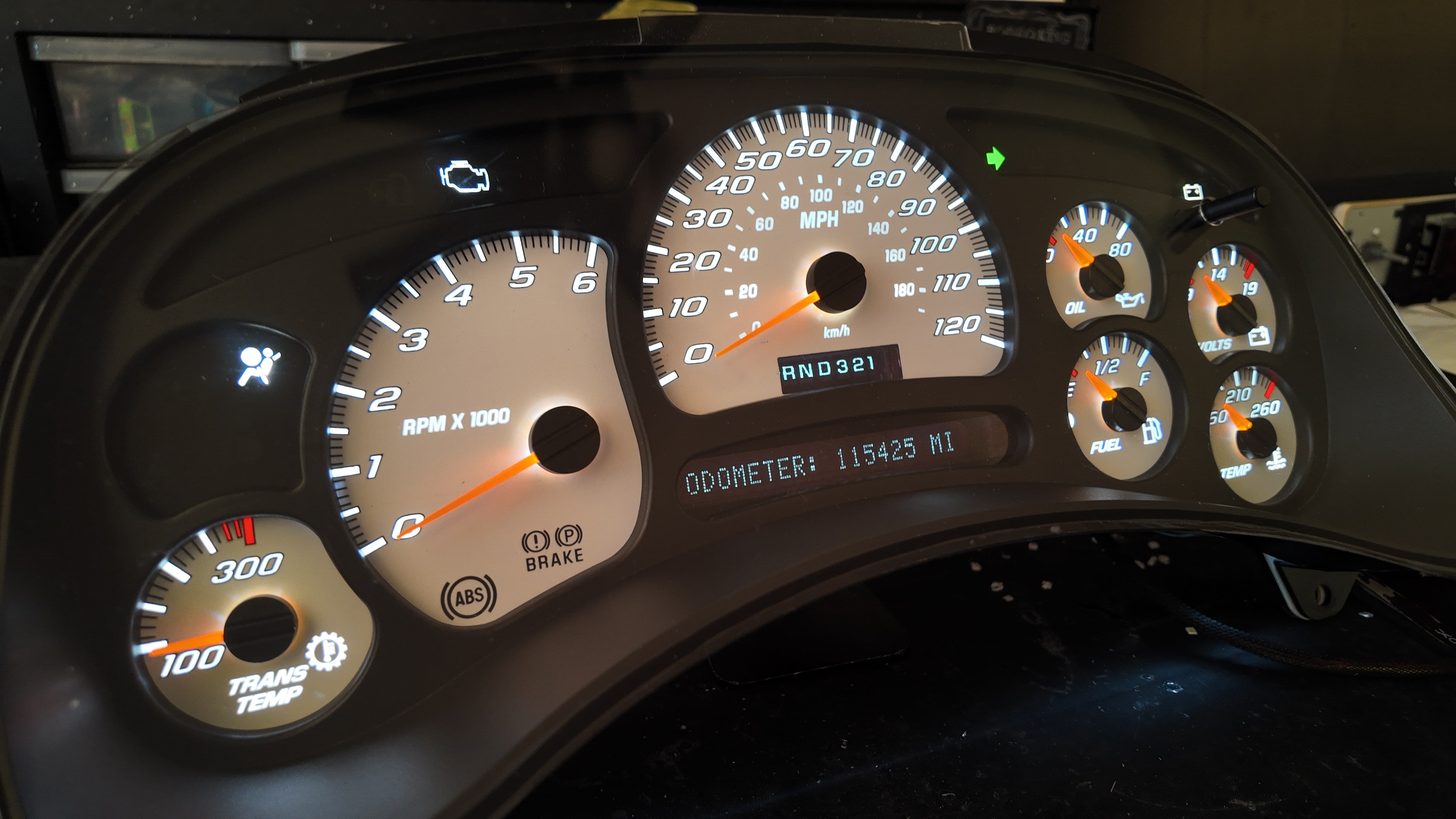 SS 🔥 2003–2007 Chevy/GMC Super Sport Custom Gauge Cluster