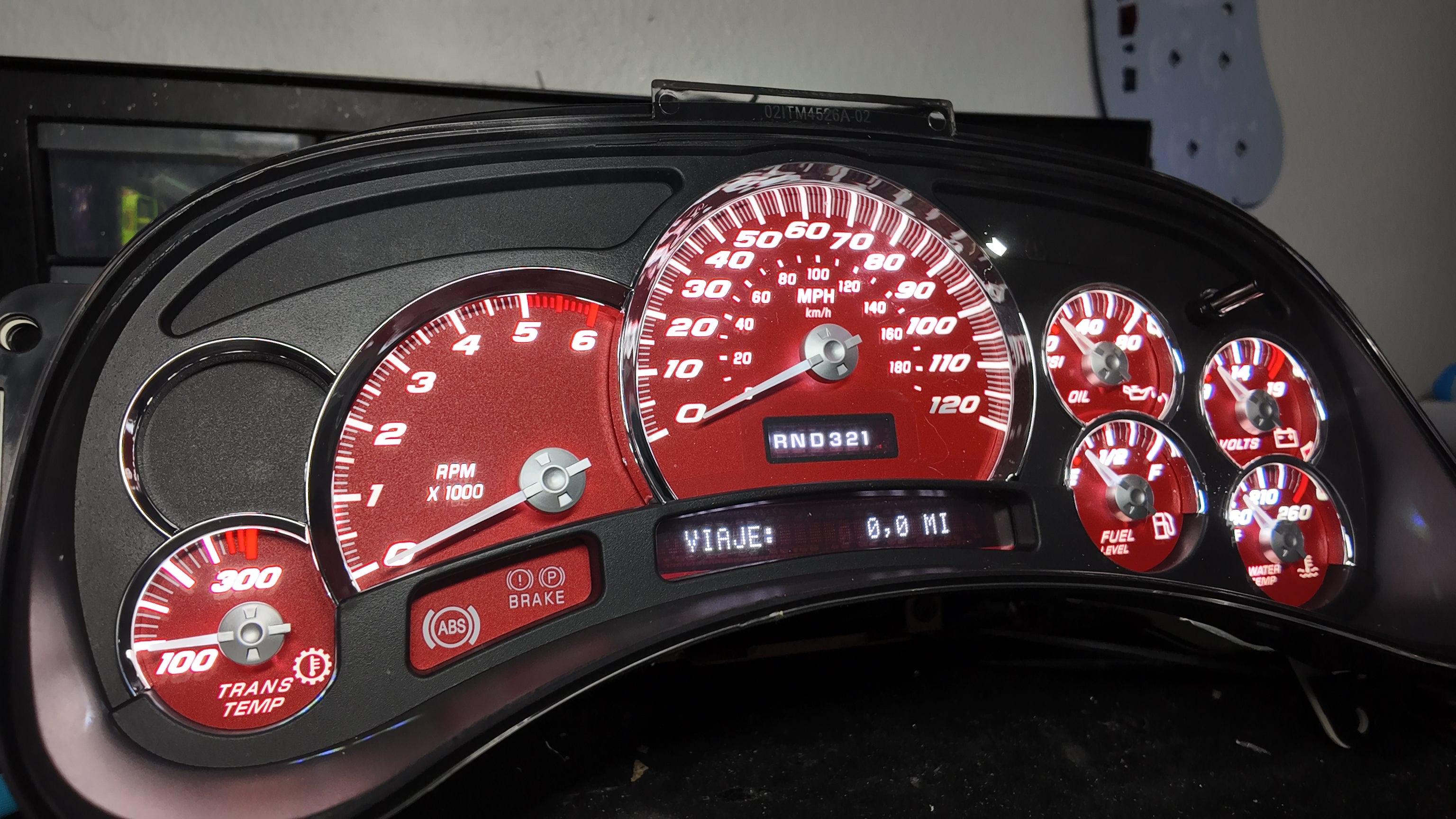 Red SS Performance Cluster – Plug & Play Rebuilt